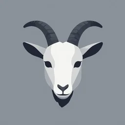 face icon vector minimalist mystic goat, loftis, cory behance hd by jesper ejsing, by rhads, makoto shinkai and lois van baarle, ilya kuvshinov, rossdraws global illumination