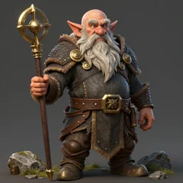 digital art of a fantasy dwarf. Highly detailed