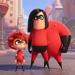 elastigirl finds ratchet and clank in the incredibles 2 movie