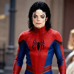 michael jackson as spider - man