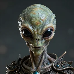 an alien overlord covered in eyeballs wearing a unique mask, detailed, cinematic, highly detailed, golden ratio, 8k,