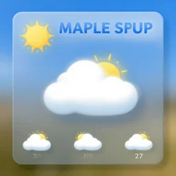 weather forecast expect maple syrup hyperrealism photo - realistic