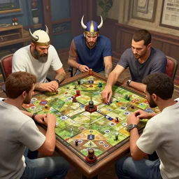 vikings playing a boardgame, gta 5, unreal engine