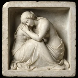 a woman trapped in stone, by Jan van Eyck
