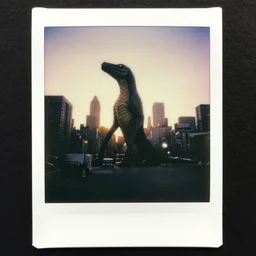 natural very realistic  giant hypnotoad, in new york, Polaroid photo, vintage , neutral dull colors, soft lights, sunset,  by oleg oprisco , by thomas peschak,  by discovery channel, by victor enrich , by gregory crewdson