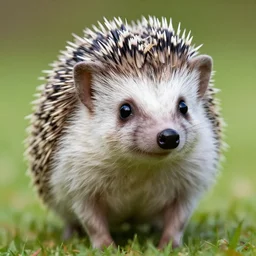 alien hedgehog smiling