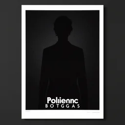 minimalist poster, french, film noir