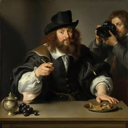 gronkh, by annibale carracci, by anthony van dyck, illustration, painting, still - life, paparazzi photography