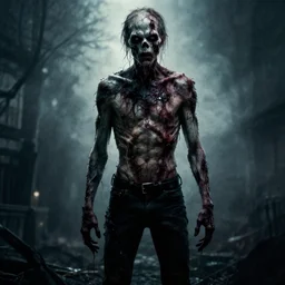 movie poster, slenderman zombie