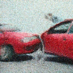red car kills human
