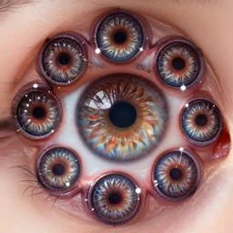 recursive fractal eyes, repeating leye, infinite tear, geometric eyeshadow, circles eyes, eyeing, sight, seye, fractal insane, intricate, highly detailed, digital painting, artstation, concept art, smooth, sharp focus, illustration, unreal engine 5, 8 k, art by artgerm