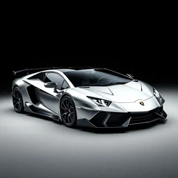 future, platinum fused and black, fusion of a lamborghini aventador with a beetle