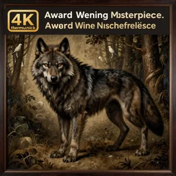 A Renaissance Painting of a Werewolf, Award Winning Masterpiece, 4k