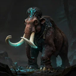 low - contrast mount epic mammoths screenshot world of warcraft mounts worldboss bioluminecant light concept art and by feng zhu alena aenami artworks in 4 k beeple, by thomas kinkade dofus overwatch 3 d rtx hdr