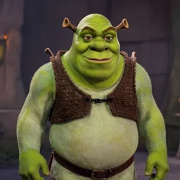 film still of Shrek as a werewolf in The Wolf Man 1941
