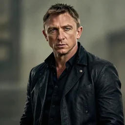 daniel craig portrait as a dnd character fantasy art.