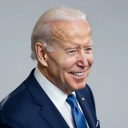 portrait of joe biden, smiling down from above turning slightly away, artstation winner by victo ngai, kilian eng and by jake parker vibrant colors, winning - award masterpiece, fantastically gaudy, aesthetic octane render, 8 k hd resolution