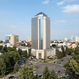 city center of Kremenchuk, Ukraine