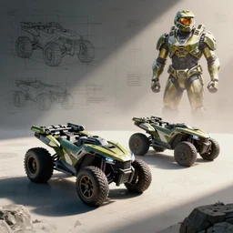 concept art blueprint halo new atv vehicles by tony stark