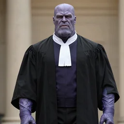 thanos dressed in lawyer clothes