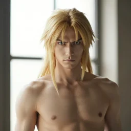 1 3 5 mm, waist - shot, photo of ganondorf, window light portrait, face neck shoulders, 8 k, f 2. 8