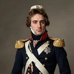Portrait of Napoleon in India, realistic, photo studio, HDR, 8k, trending on artstation