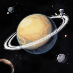 a ringed planet in space by arthur adams and moebius and chip zdarsky