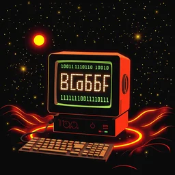 beep boop beep binary 1 0 1 0 0 1 zeep zorp galactic computer boot sequence