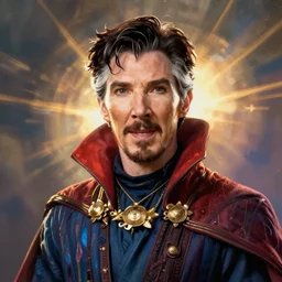 Doctor Strange Woman, detailed digital art by WLOP