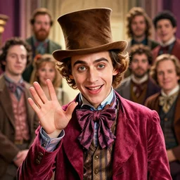 highly detailed portrait of willy wonka, realism, photographic realistic background, by cory james, by zlata kolomoyskaya, by amy nicoletto, by dustin hobert, by niki norberg, by royal jafarov, by jose torres, by manny valerio, by erick holguin, by ponylawson