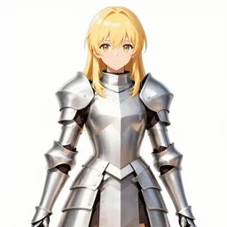 anime cell shaded, a young woman in her late teens with a slender physique and soft, white skin, golden hair, shining armor with an old styled dress, made from old - fashioned blue cloth, wlop, ilya kuvshinov, artgerm, krenz cushart, greg rutkowski, hiroaki samura, range murata, james jean, katsuhiro otomo