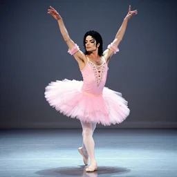 michael jackson dances ballet and wears a pink tutu