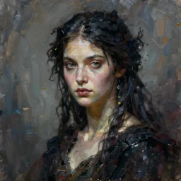 oil painting of a goddess, highly detailed, dark fantasy, sharp, digital painting, concept art, illustration, art by gabriele dell otto, 8 k