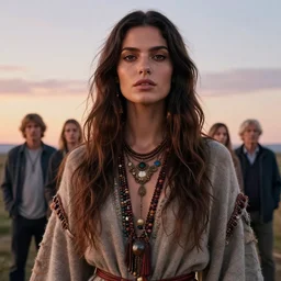 photographic portrait of a stunningly beautiful neolithic renaissance female in soft dreamy light at sunset, contemporary fashion shoot, by edward robert hughes, annie leibovitz and steve mccurry, david lazar, jimmy nelsson, breathtaking, 8 k resolution, extremely detailed, beautiful, establishing shot, artistic, hyperrealistic, beautiful face, octane render