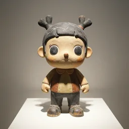 sculpture toy on display