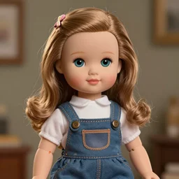 a young judy garland as a mark ryden doll, detailed digital art, trending on Artstation