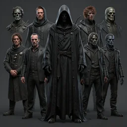 Portrait posed Radioactive Grim Reaper . cgi unreal engine render art Character model design, Godmachine, Beeple, Nekro, takato yamamoto, grimshaw, thomas cole, ismail inceoglu, winslow homer greg rutkowski, gerald brom, marc simonetti, simon stalenhag anton fadeev