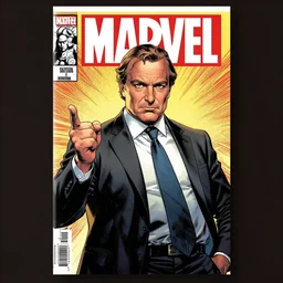 Matteo Renzi Marvel comic book cover