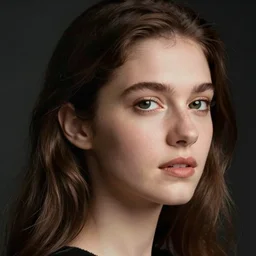 female portrait, airbrush