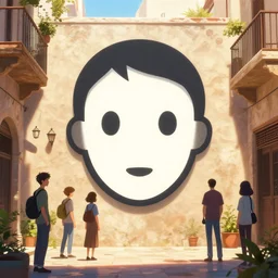 face icon stylized minimalist casablanca, loftis, cory behance hd by jesper ejsing, by rhads, makoto shinkai and lois van baarle, ilya kuvshinov, rossdraws global illumination
