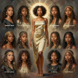 beautiful ethiopian woman, extremely detailed, sharp focus, wide view, full body shot, smooth, digital illustration, by, james jean, by rossdraws, frank franzzeta, sakimichan, jeremy lipking, gerald brom