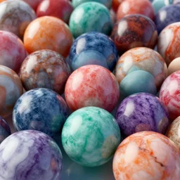 3D render of colored marble balls, 4k detailed render, octane engine, cgsociety, 8k