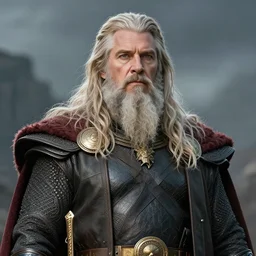 bob odenkirk as a majestic odin portrait heavenly portrait deity norse god artgerm