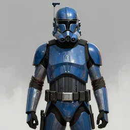 star wars concept art by greg rutkowski, soldier wearing the blue and black colored tactical gear of the happean separatists, highly detailed portrait, digital painting, artstation, concept art, smooth, sharp foccus ilustration, artstation hq