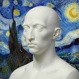 a dream by giger, jorodowski, dali, van gogh, Albert Briesbardt