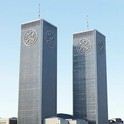 twin towers occult medieval heraldry