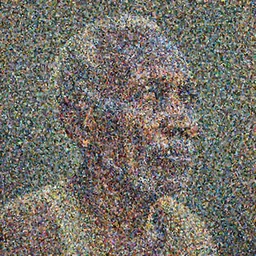a black man reconciling his important dreams, impressive oil painting