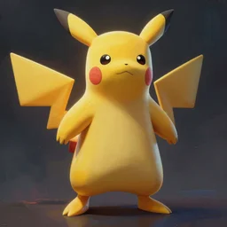 a 3 d model of a neo - dada painting found in the game files of pokemon legends : arceus ( 2 0 2 2 )