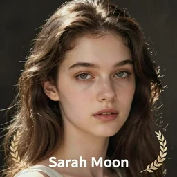 portrait beautiful young woman, art by sarah moon,