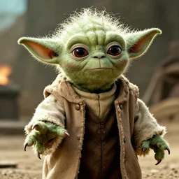 film still of Yoda in the film Mad Max Fury Road, 4k wallpaper